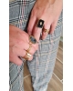 Bague - onyx noir Bague - onyx noir